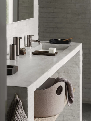 TAZA DE CEPILLO BLANCA MODO