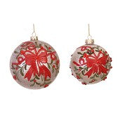 BOLA DE NATAL COM LAÇO