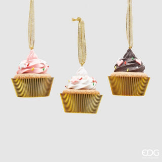 PENDENTE CUPCAKE DOURADO