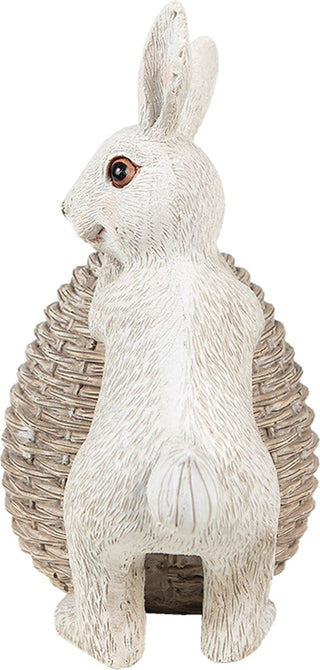 DECORATIVE RABBIT WITH EGG 8*5*11