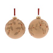 BOLA DE VIDRO C/AZEVINHO