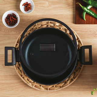 PANELA BAIXA COM TAMPO TITAN PRO VERDE