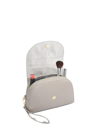 STACKERS TAUPE 'WRAP AROUND' MAKE UP BAG