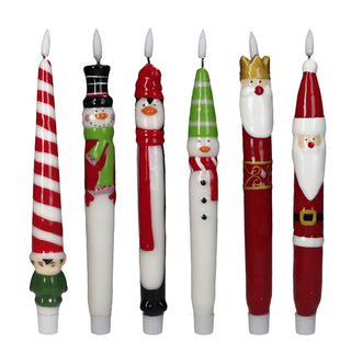 VELA NATAL PARAFINA C/ LED SORTIDAS