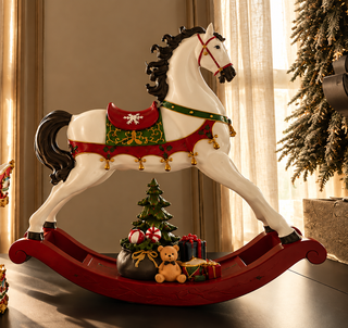 CAVALO BRANCO BALANÇO 46CM