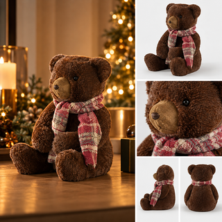 URSO PELUCHE SENTADO H30