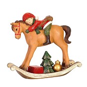 CRIANÇA NO CAVALO DE BALOIÇO