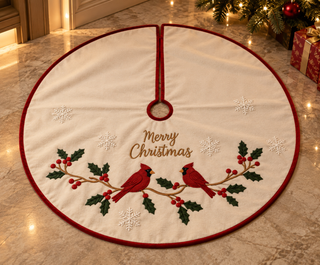 BASE TECIDO BRANCA PARA ÁRVORE DE NATAL
