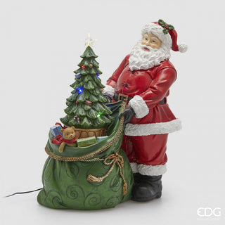 DECORAÇÃO PAI NATAL COM SACO PRENDAS