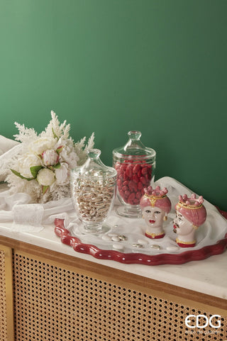 BOMBONEIRA ALTA COM TAMPA