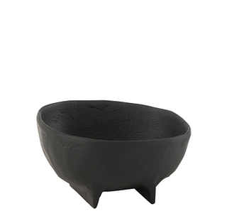 TAÇA GOA ALUMINIO PRETO S