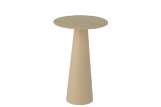 MESA DE APOIO EM CONE FERRO CRU/BEIGE