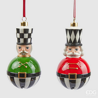 PENDENTE SOLDADO VERDE/VERMELHO