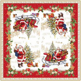 PACK 20 GUARDANAPOS SANTA