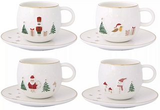 CONJUNTO 2 CHÁVENAS E PIRES LET IT SNOW