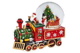 GLOBO DE ÁGUA COM CAIXA DE MÚSICA