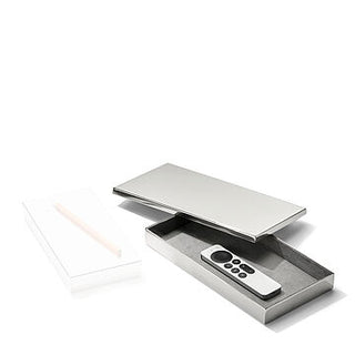 CAIXA RECTANG. INOX POLIDO, GDE. ELEMENT