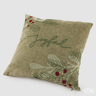 ALMOFADA QUADRADA NATAL JOYFUL