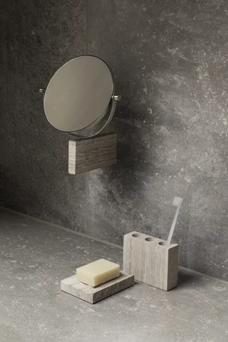 TAZA DE CEPILLO BLANCA MODO