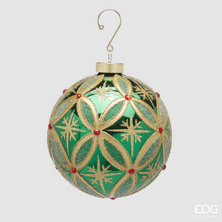 BOLA DE NATAL COM RUBIS