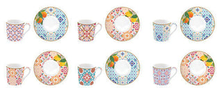 SET DE 6 TAZAS 100ML SIRACUSA