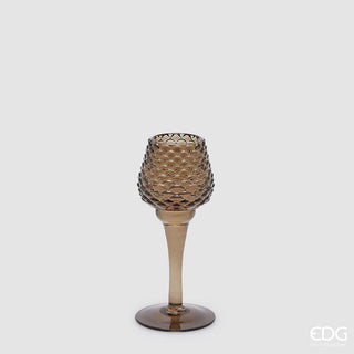 PORTAVELAS EN FORMA DE COPA DE PIÑA