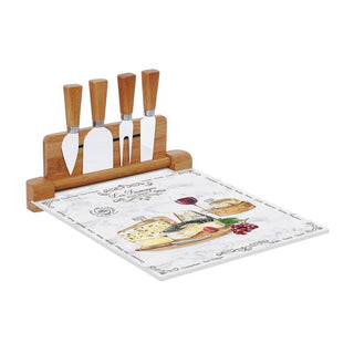 TABLA DE QUESOS CON 4 CUCHILLOS