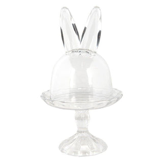 CUENCO DE PIE CON CONEJO D14*23CM