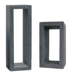 PEDESTAL GRAFITO 30X30X90