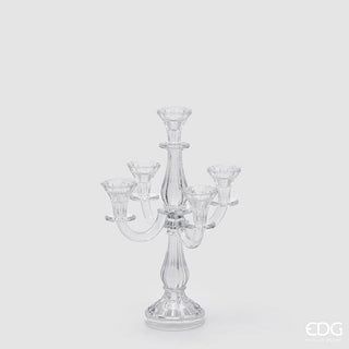 LÁMPARA DE CRISTAL 5 BRAZOS