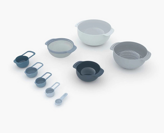 SET DE 9 VASOS NIDO AZUL