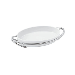 ASSADEIRA OVAL COM SUPORTE AÇO