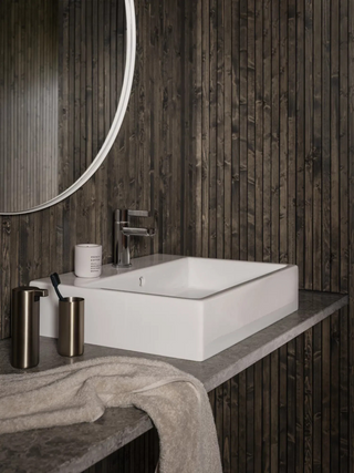 TAZA DE CEPILLO BLANCA MODO