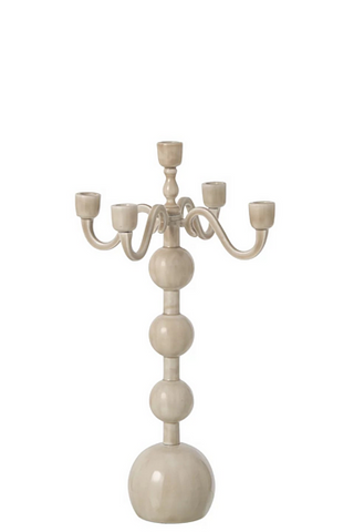 CANDELABRO COM 5 BRAÇOS  (28.5x28.5x50cm)