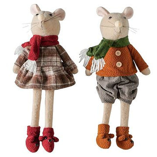 RATOS SENTADOS EM PELUCHE H50CM
